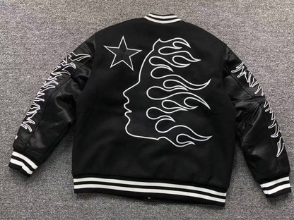 HELLSTAR COMPLEXCON EXCLUSIVE VARSITY JACKET BLACK - Sin Sity Reps