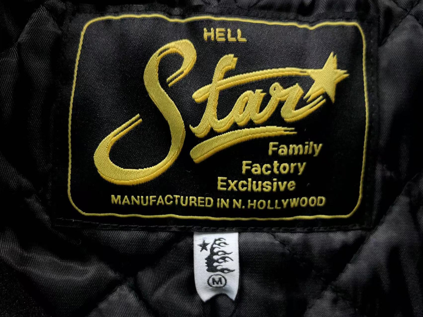 HELLSTAR COMPLEXCON EXCLUSIVE VARSITY JACKET BLACK - Sin Sity Reps