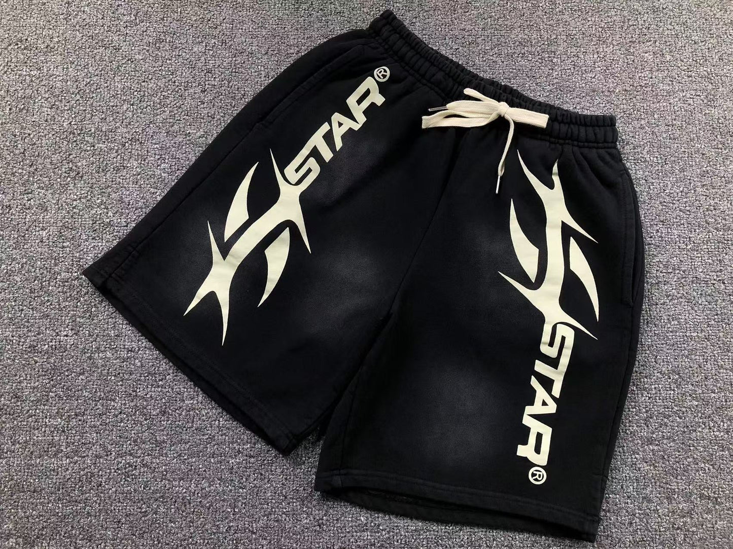 HELLSTAR HSTAR SHORTS BLACK - Sin Sity Reps