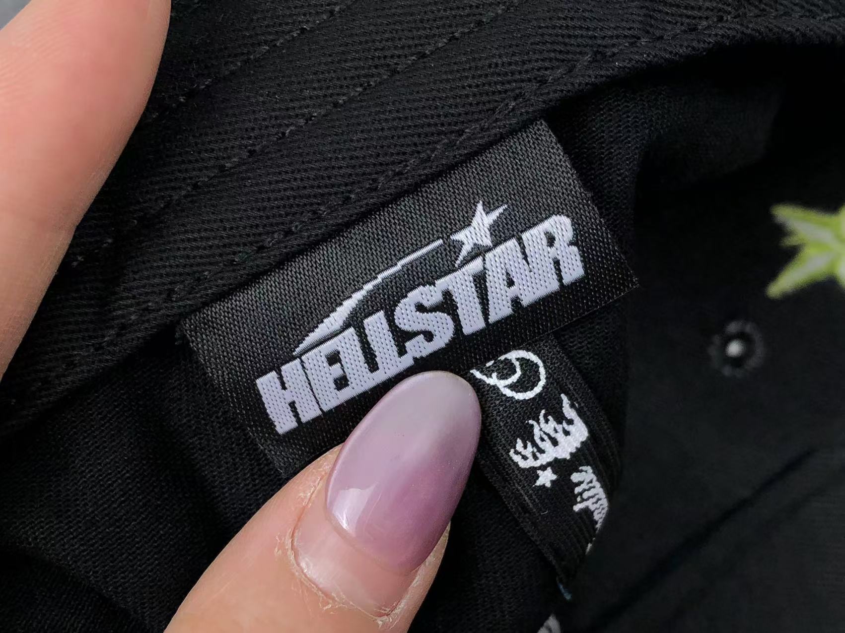 HELLSTAR NY SNAPBACK BLACK NEON - Sin Sity Reps