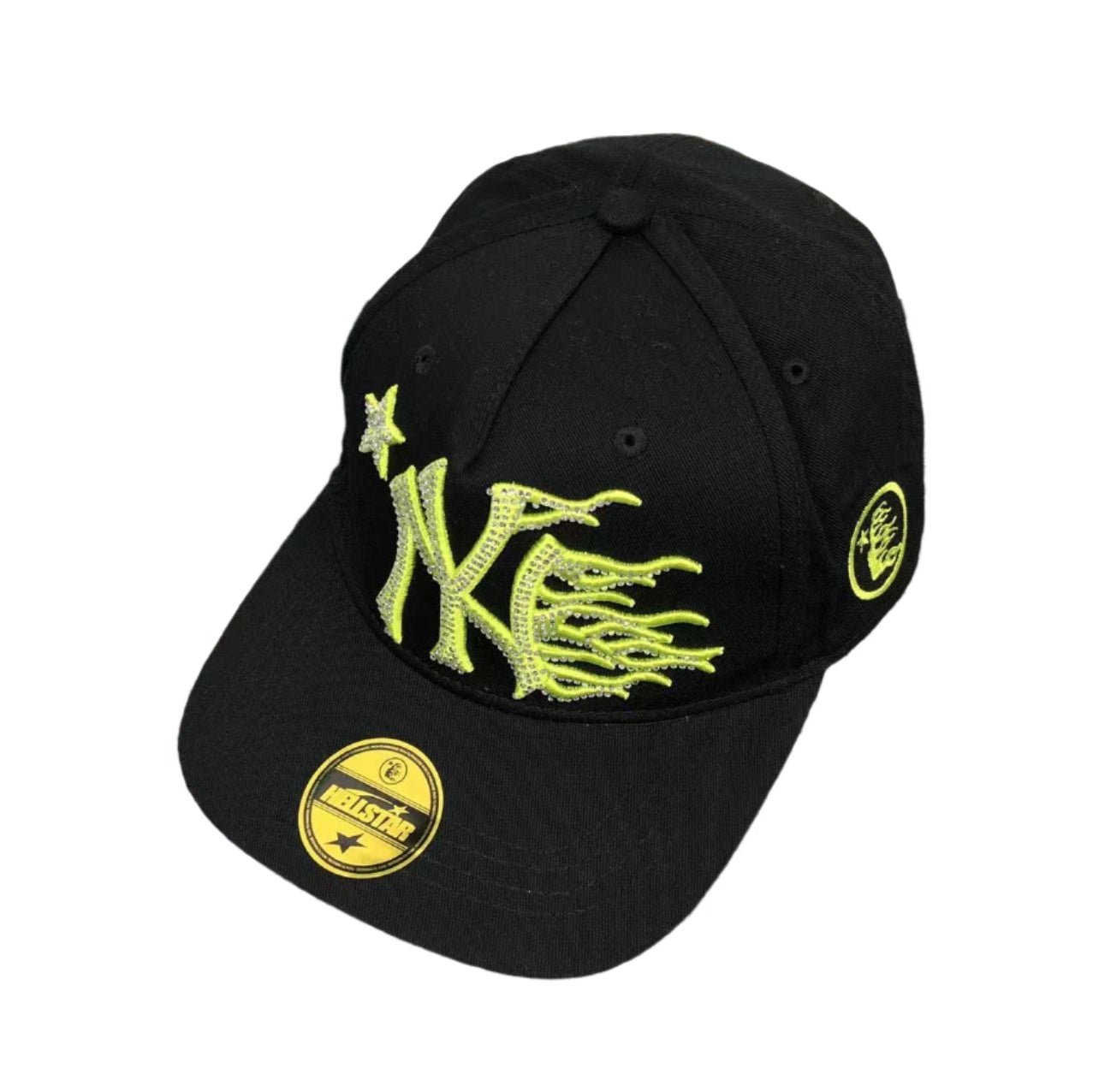 HELLSTAR NY SNAPBACK BLACK NEON - Sin Sity Reps