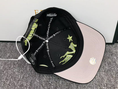 HELLSTAR NY SNAPBACK BLACK NEON - Sin Sity Reps