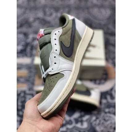 JORDAN 1 LOW x TRAVIS SCOTT MEDIUM OLIVE - Sin Sity Reps