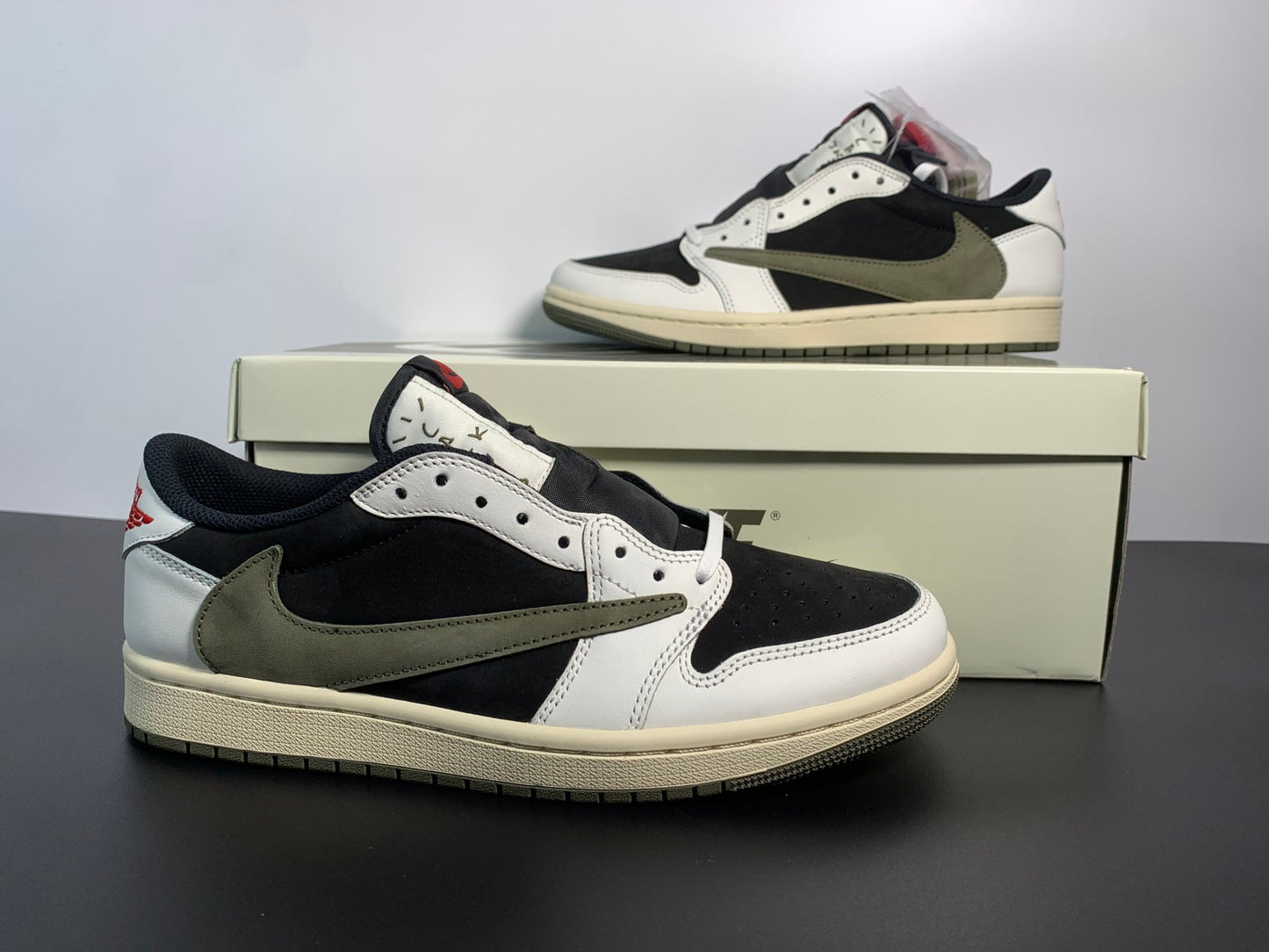 JORDAN 1 RETRO LOW OG SP TRAVIS SCOTT OLIVE - Sin Sity Reps