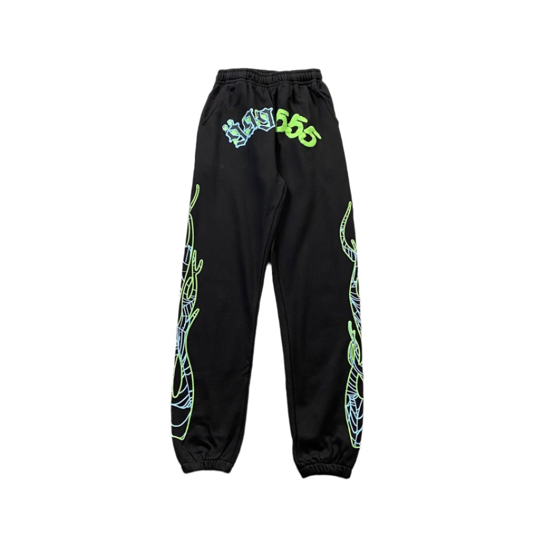 JUICE WRLD x SP5DER SWEATPANTS BLACK - Sin Sity Reps