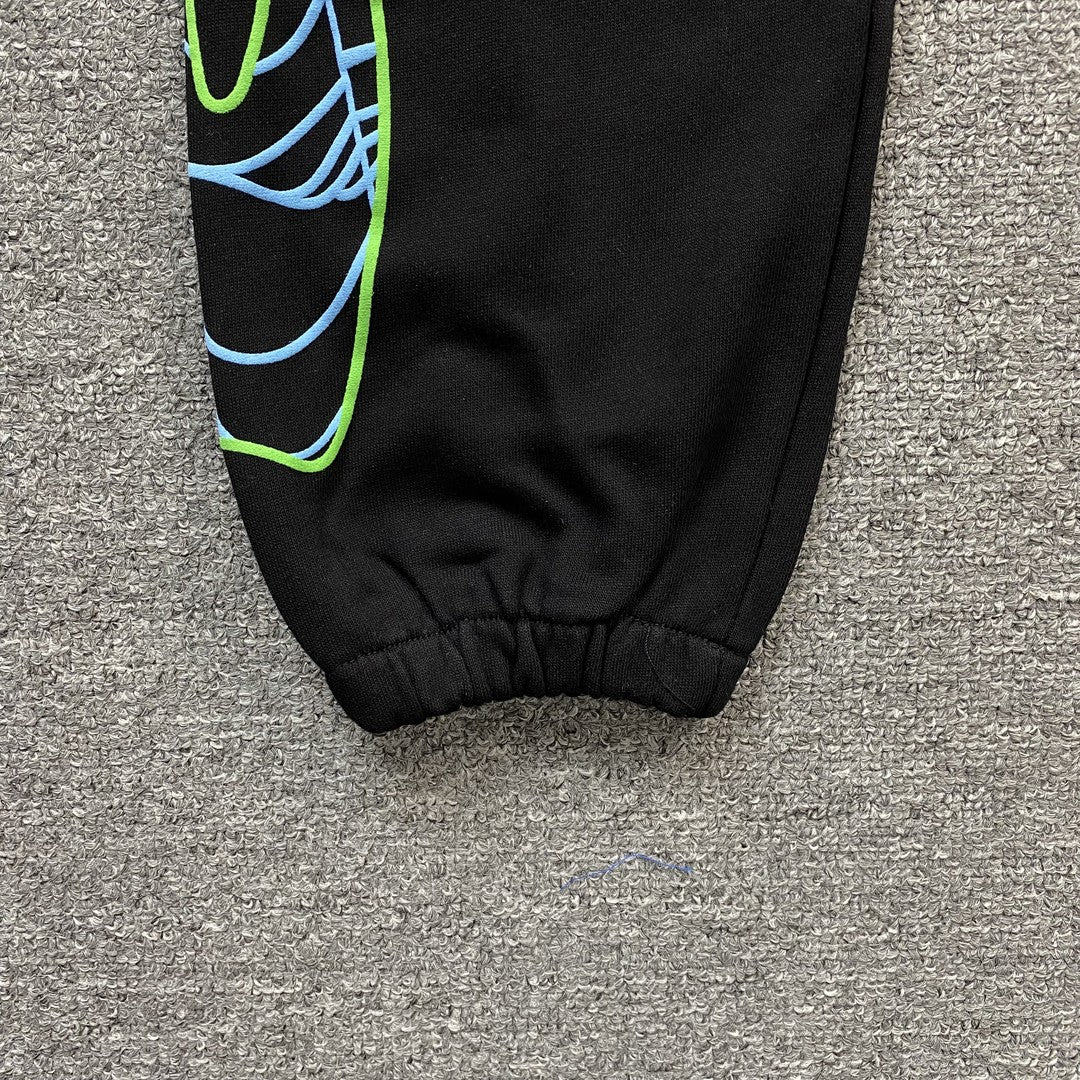 JUICE WRLD x SP5DER SWEATPANTS BLACK - Sin Sity Reps