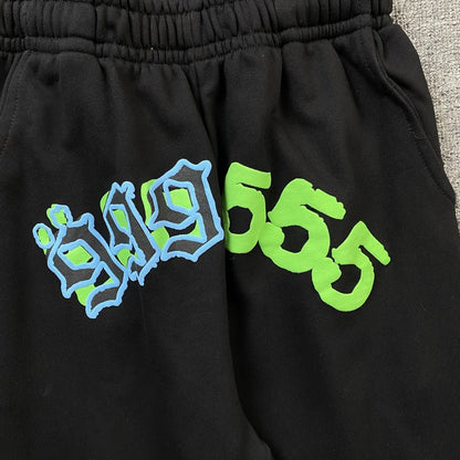 JUICE WRLD x SP5DER SWEATPANTS BLACK - Sin Sity Reps