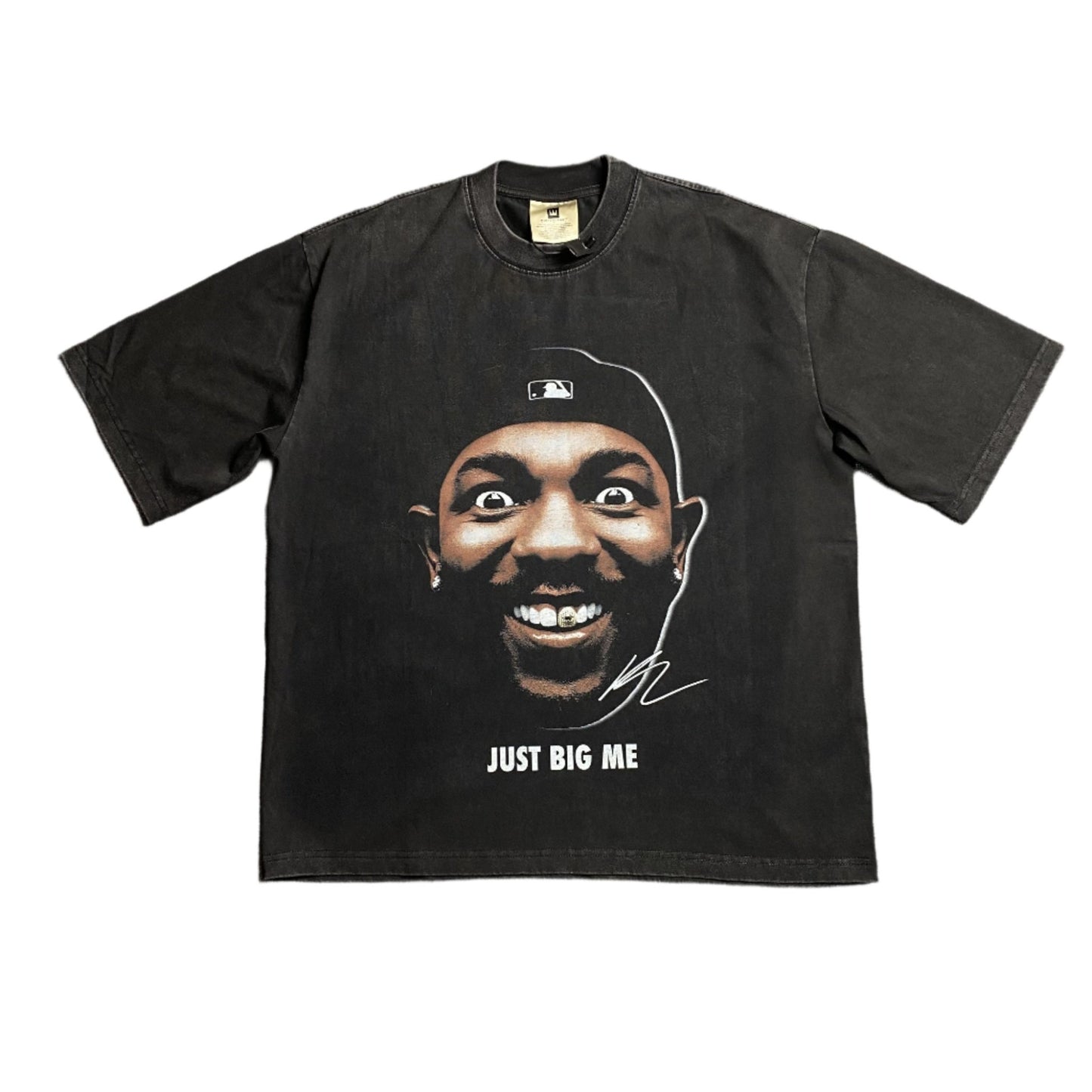 KENDRICK LAMAR VINTAGE GRAPHIC TEE DARK GREY - Sin Sity Reps