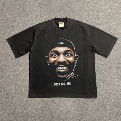 KENDRICK LAMAR VINTAGE GRAPHIC TEE DARK GREY - Sin Sity Reps