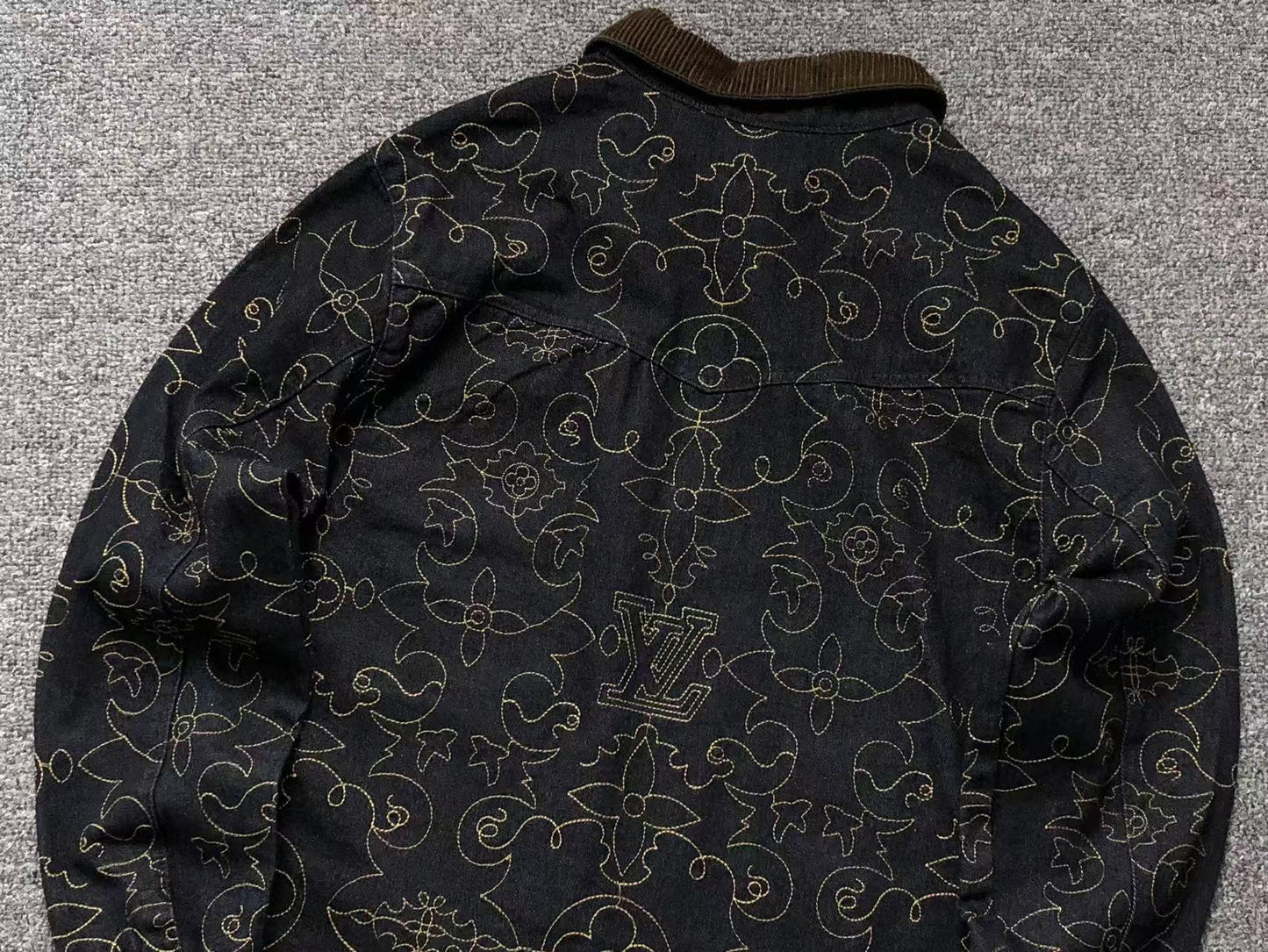 LOUIS VUITTON LV EMBROIDERED UTILITY DENIM JACKET - Sin Sity Reps