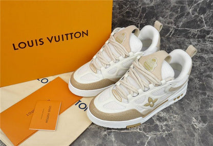 LOUIS VUITTON LV SKATE SNEAKER BEIGE WHITE - Sin Sity Reps