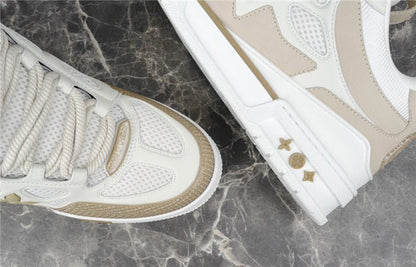 LOUIS VUITTON LV SKATE SNEAKER BEIGE WHITE - Sin Sity Reps