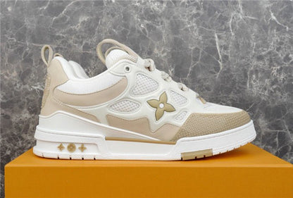 LOUIS VUITTON LV SKATE SNEAKER BEIGE WHITE - Sin Sity Reps