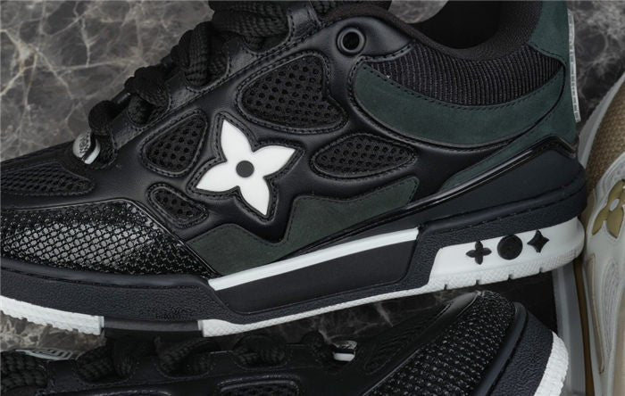 LOUIS VUITTON LV SKATE SNEAKER BLACK WHITE - Sin Sity Reps