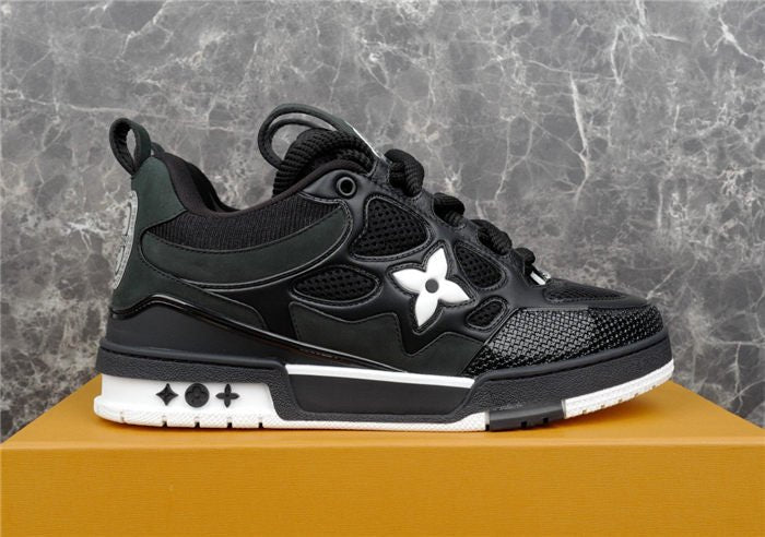 LOUIS VUITTON LV SKATE SNEAKER BLACK WHITE - Sin Sity Reps