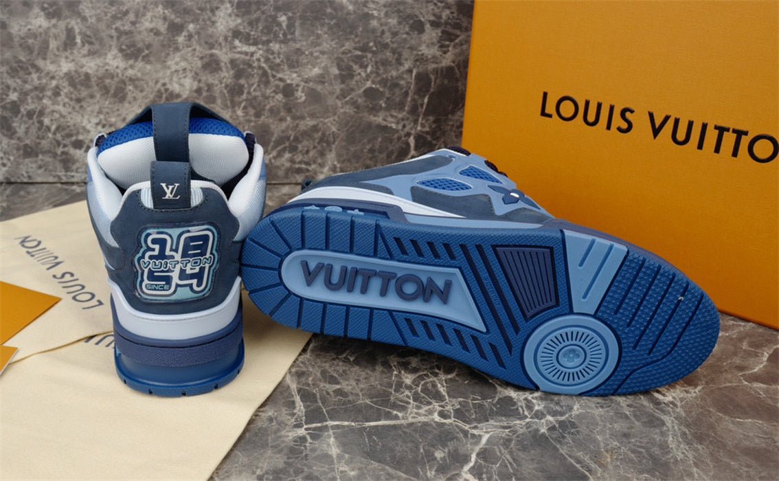 LOUIS VUITTON LV SKATE SNEAKER BLUE - Sin Sity Reps