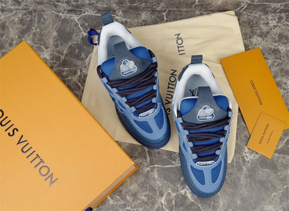 LOUIS VUITTON LV SKATE SNEAKER BLUE - Sin Sity Reps