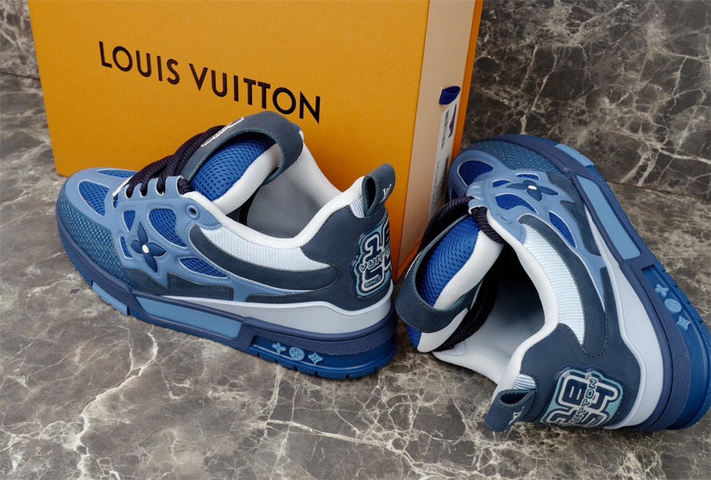 LOUIS VUITTON LV SKATE SNEAKER BLUE - Sin Sity Reps