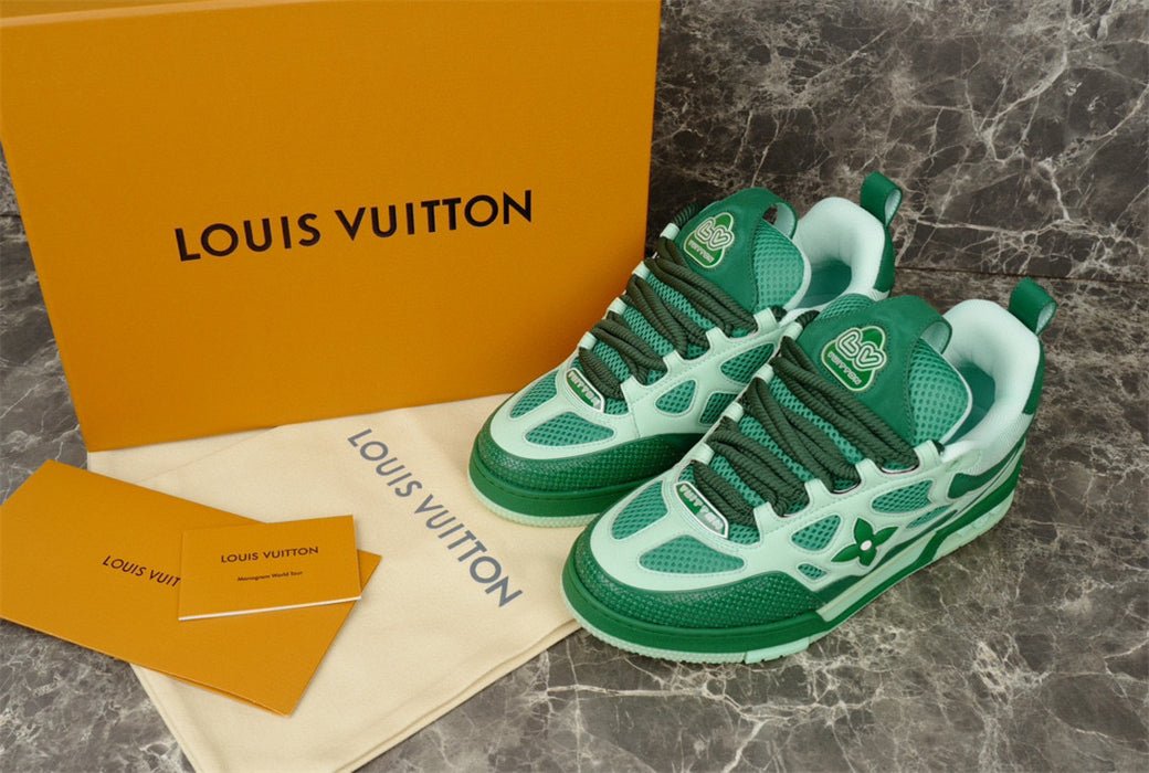 LOUIS VUITTON LV SKATE SNEAKER GREEN - Sin Sity Reps