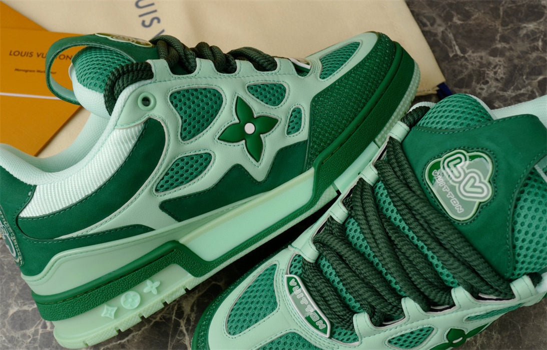 LOUIS VUITTON LV SKATE SNEAKER GREEN - Sin Sity Reps