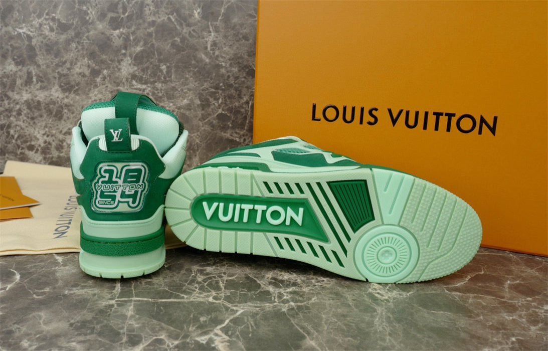 LOUIS VUITTON LV SKATE SNEAKER GREEN - Sin Sity Reps