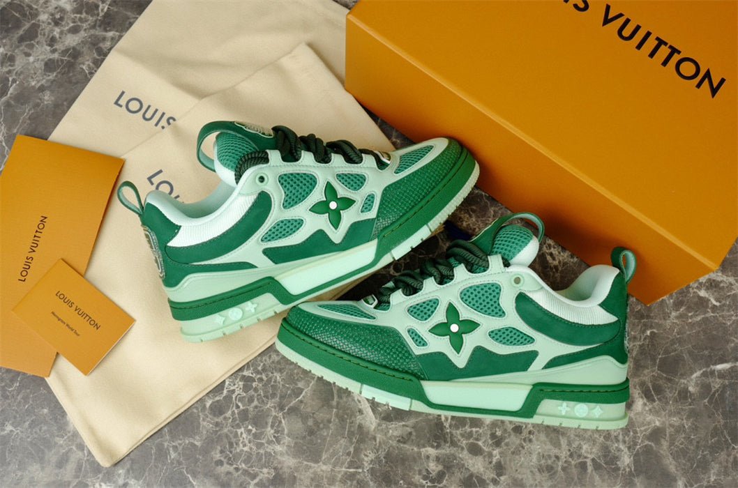 LOUIS VUITTON LV SKATE SNEAKER GREEN - Sin Sity Reps