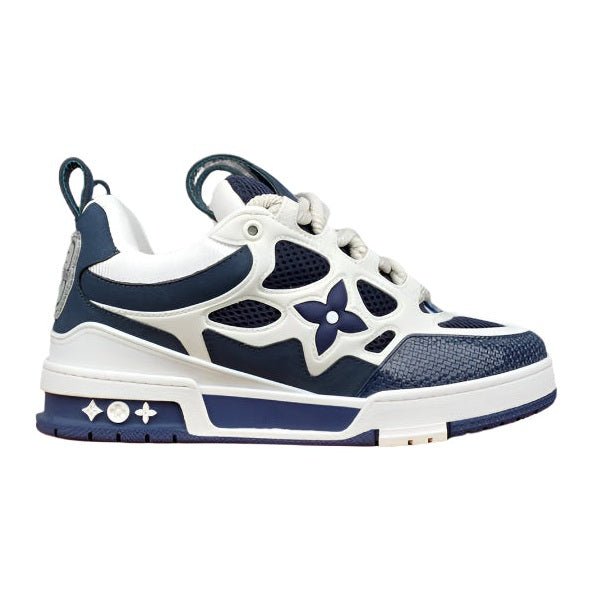 LOUIS VUITTON LV SKATE SNEAKER MARINE WHITE - Sin Sity Reps