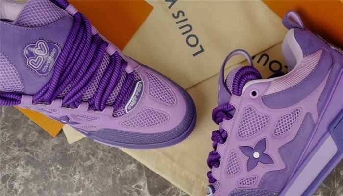 LOUIS VUITTON LV SKATE SNEAKER PURPLE - Sin Sity Reps