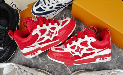 LOUIS VUITTON LV SKATE SNEAKER RED WHITE - Sin Sity Reps