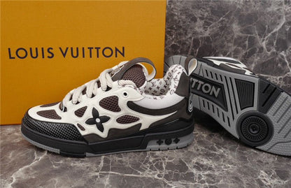 LOUIS VUITTON LV SKATE SNEAKER WHITE BLACK - Sin Sity Reps