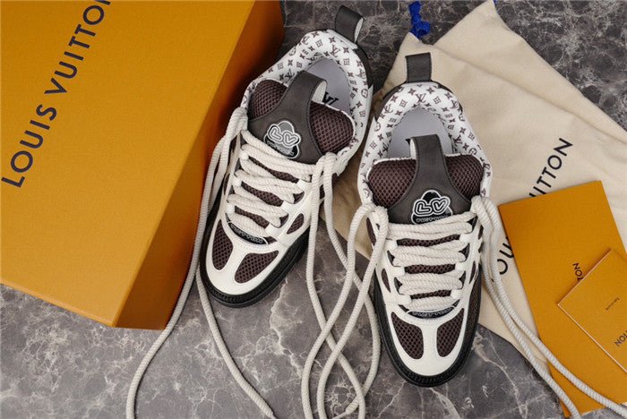 LOUIS VUITTON LV SKATE SNEAKER WHITE BLACK - Sin Sity Reps