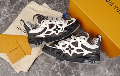 LOUIS VUITTON LV SKATE SNEAKER WHITE BLACK - Sin Sity Reps