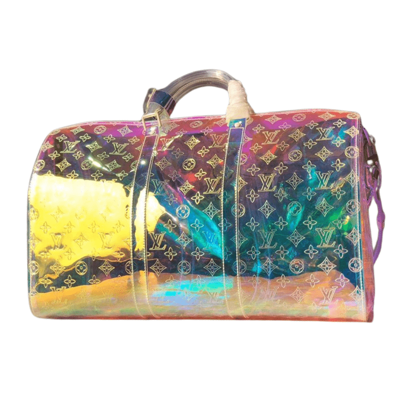 LOUIS VUITTON MONOGRAM 50 PRISM HOLOGRAPHIC TRAVEL BAG - Sin Sity Reps