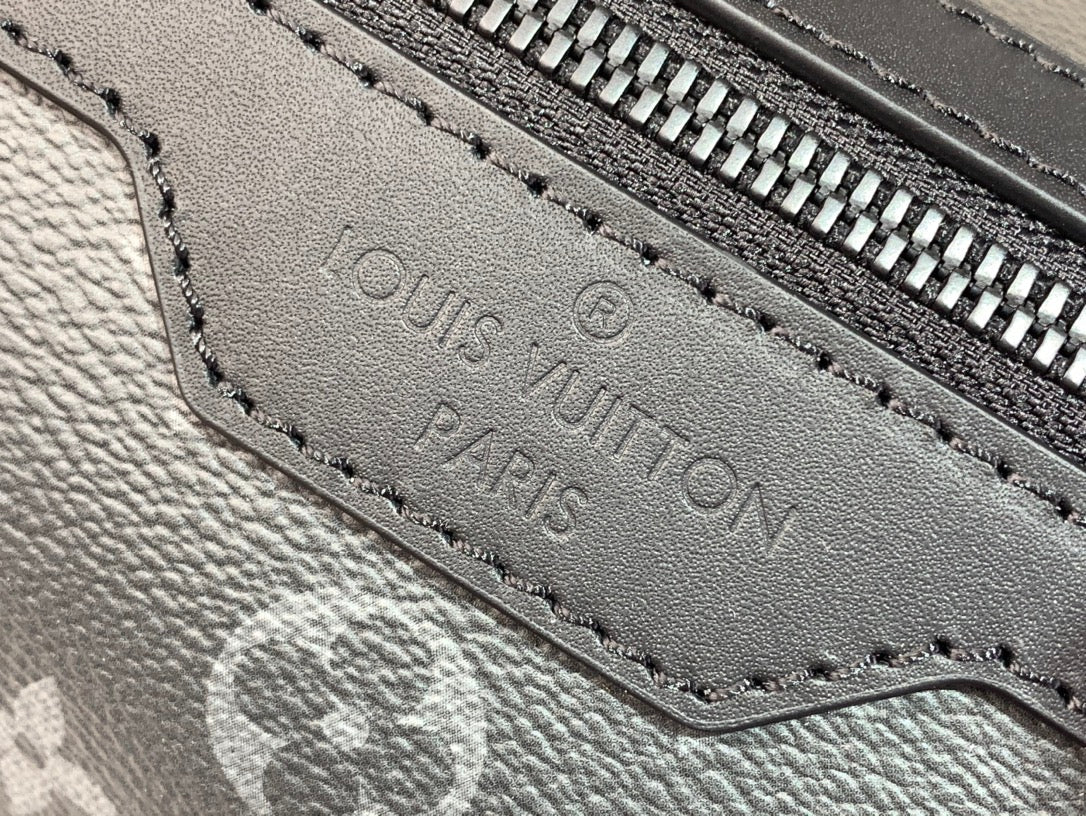 LOUIS VUITTON MONOGRAM ECLIPSE REVERSE PM GRAY - Sin Sity Reps