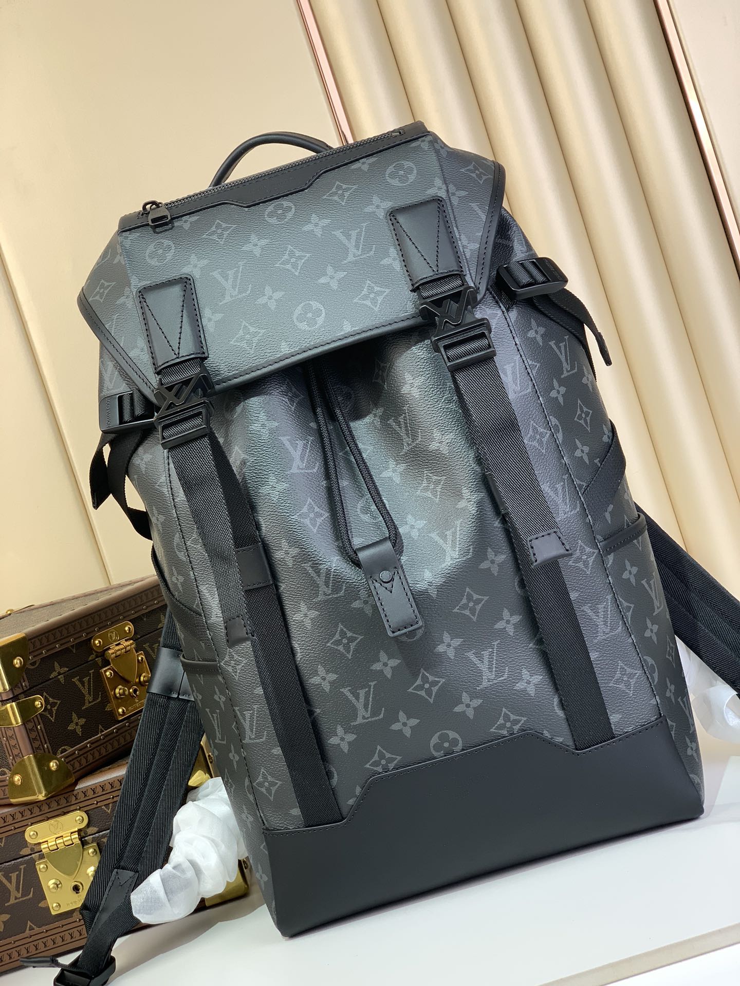 LOUIS VUITTON MONOGRAM ECLIPSE REVERSE PM GRAY - Sin Sity Reps