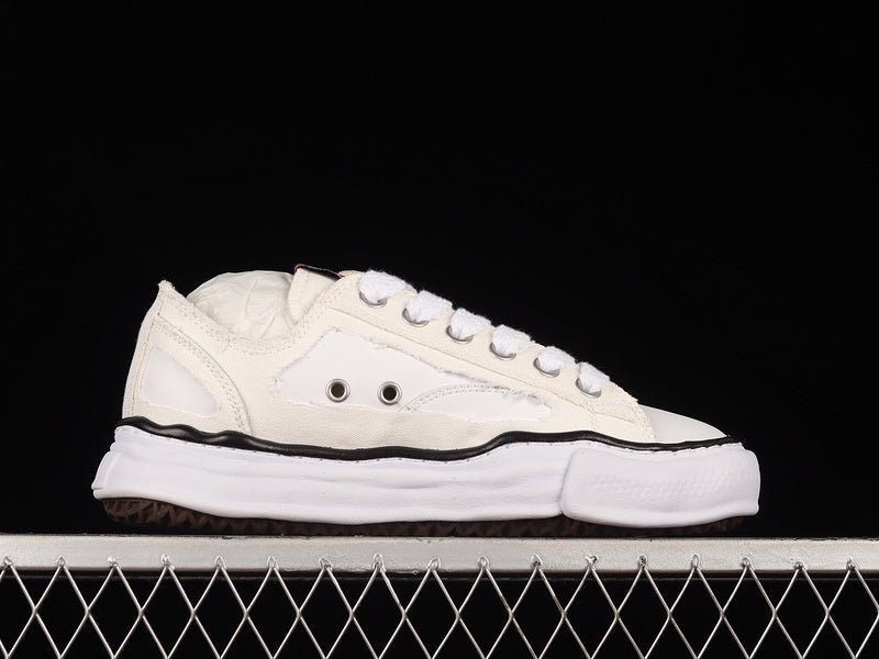 MAISON MIHARA YASUHIRO PETERSON OG SOLE CANVAS LOW WHITE - Sin Sity Reps