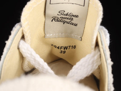 MAISON MIHARA YASUHIRO PETERSON OG SOLE CANVAS LOW WHITE - Sin Sity Reps