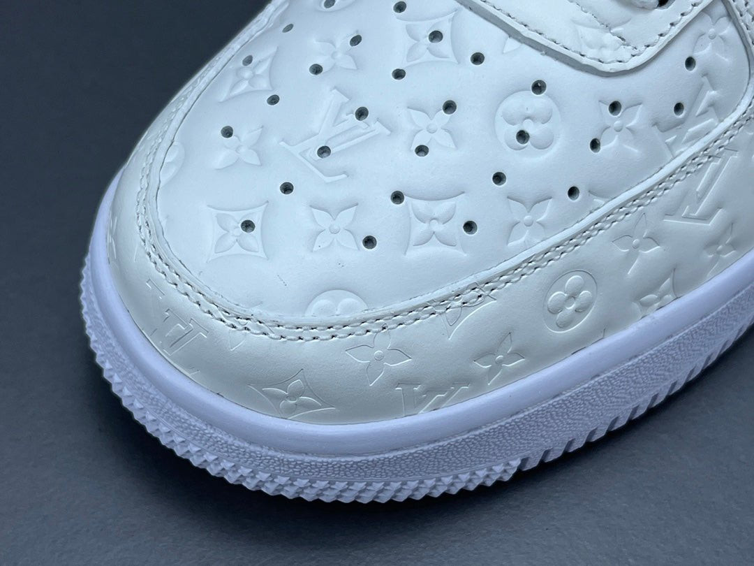 NIKE AIR FORCE 1 LOUIS VUITTON WHITE - Sin Sity Reps