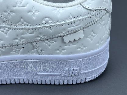 NIKE AIR FORCE 1 LOUIS VUITTON WHITE - Sin Sity Reps