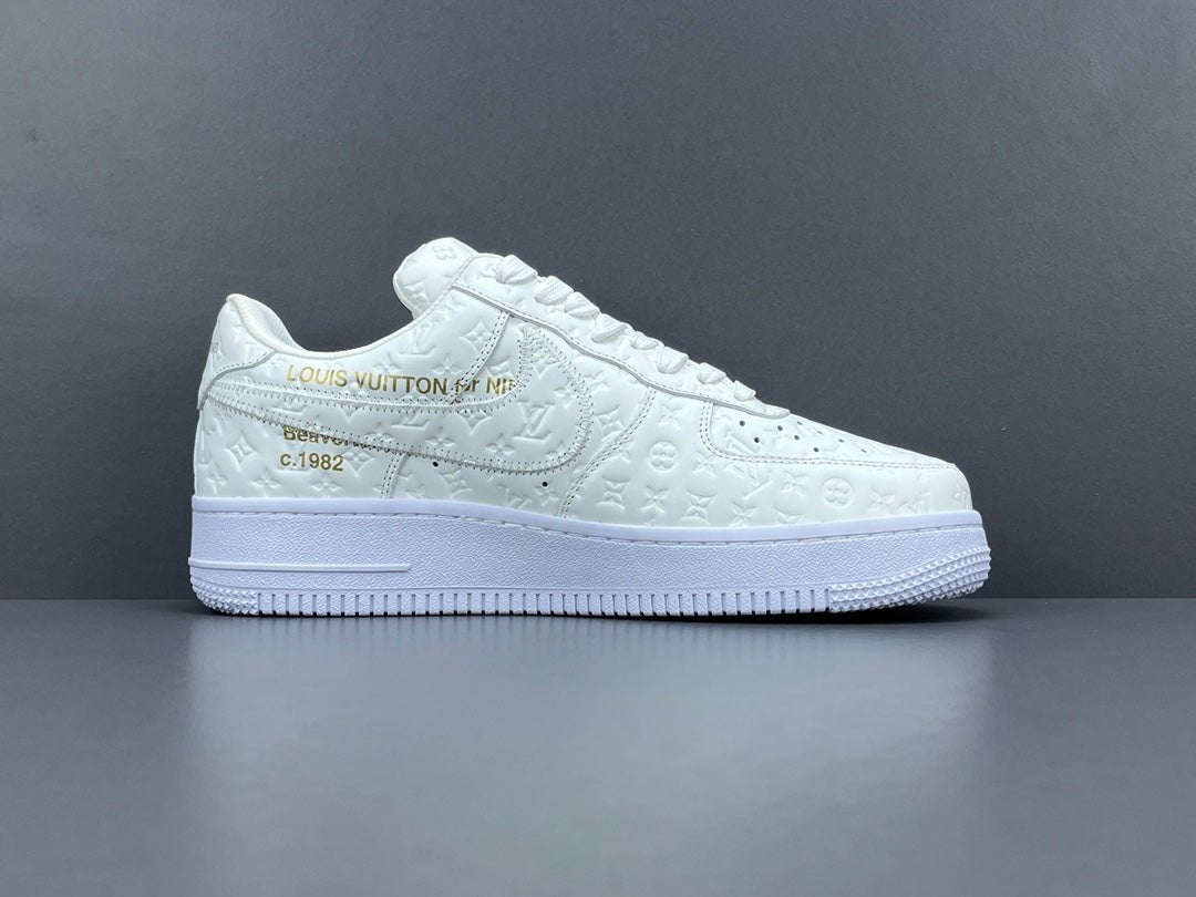 NIKE AIR FORCE 1 LOUIS VUITTON WHITE - Sin Sity Reps