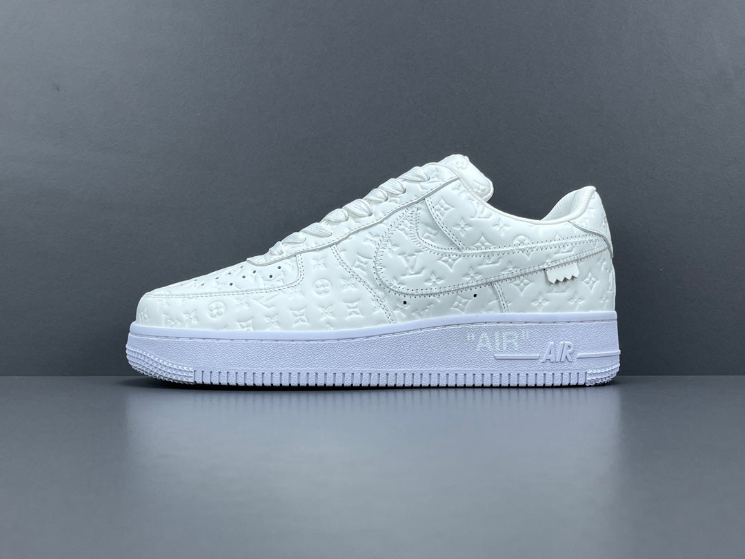 NIKE AIR FORCE 1 LOUIS VUITTON WHITE - Sin Sity Reps