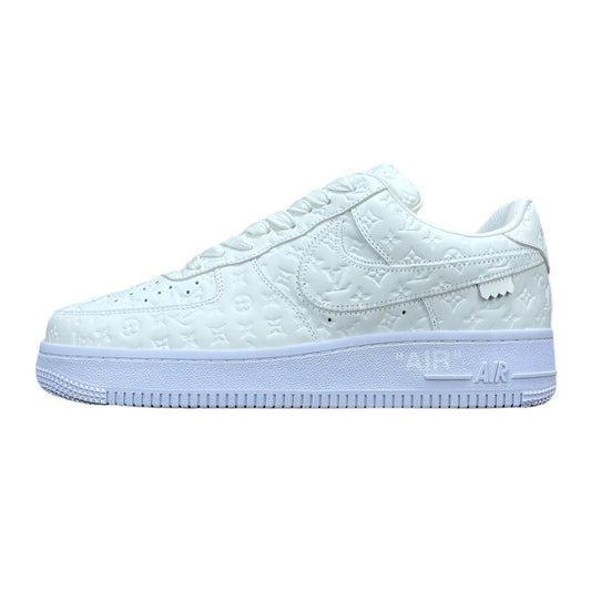 NIKE AIR FORCE 1 LOUIS VUITTON WHITE - Sin Sity Reps