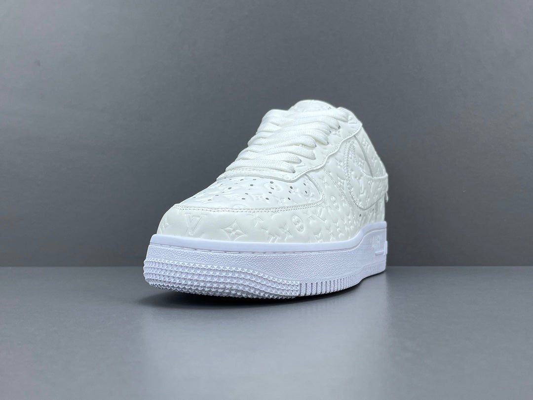 NIKE AIR FORCE 1 LOUIS VUITTON WHITE - Sin Sity Reps