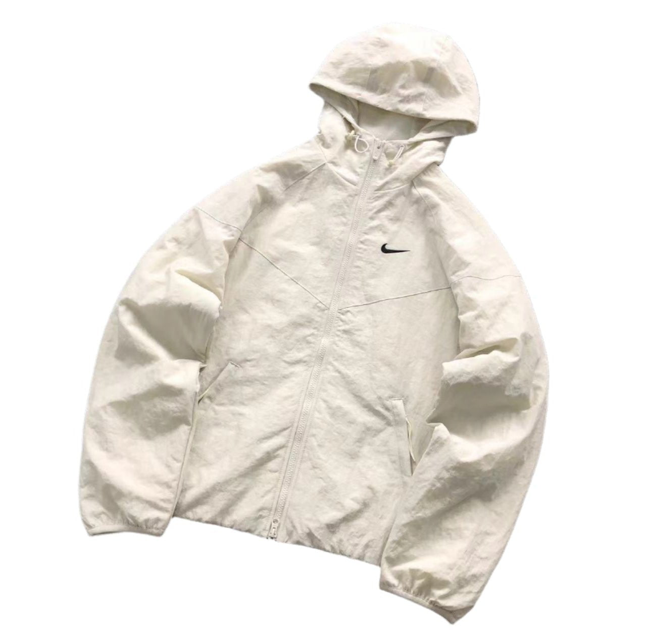 NIKE DRI - FIT FLEECE LINING JACKET WHITE - Sin Sity Reps