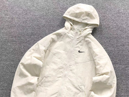 NIKE DRI - FIT FLEECE LINING JACKET WHITE - Sin Sity Reps