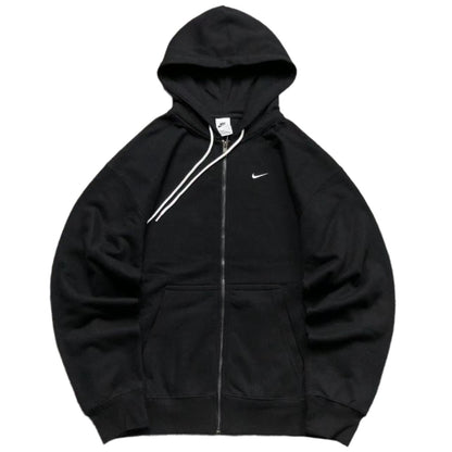 NIKE FULL ZIP HOODIE BLACK - Sin Sity Reps