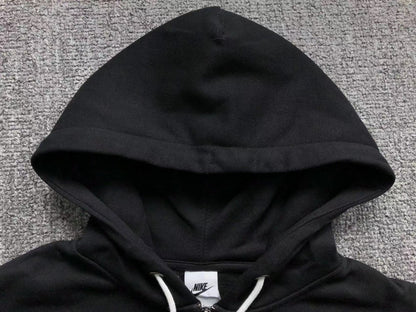 NIKE FULL ZIP HOODIE BLACK - Sin Sity Reps