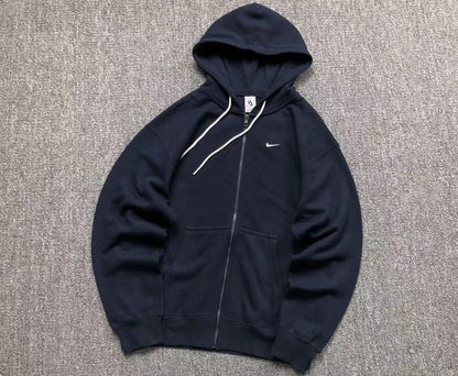 NIKE FULL ZIP HOODIE NAVY - Sin Sity Reps