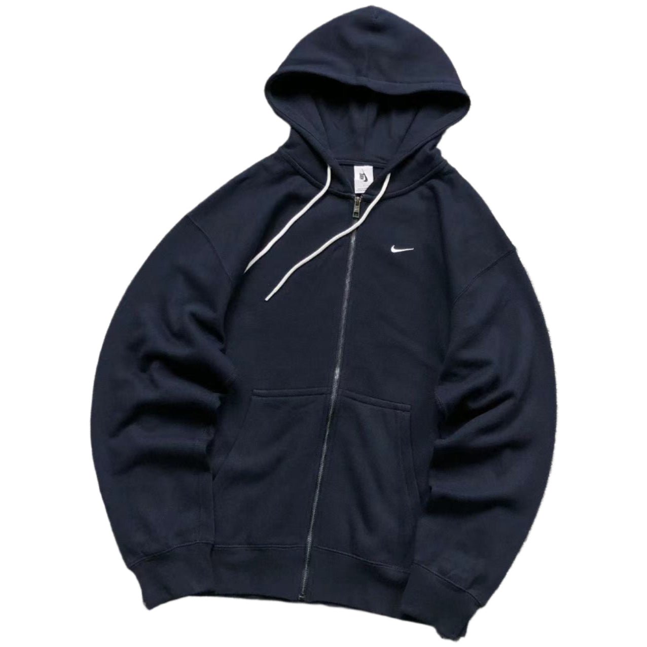 NIKE FULL ZIP HOODIE NAVY - Sin Sity Reps