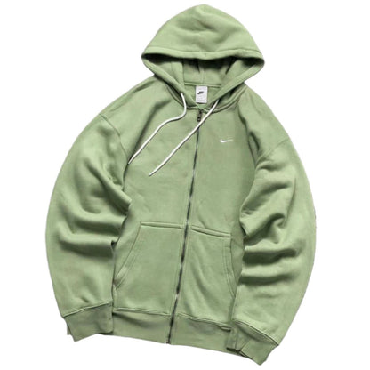 NIKE FULL ZIP HOODIE OIL GREEN - Sin Sity Reps